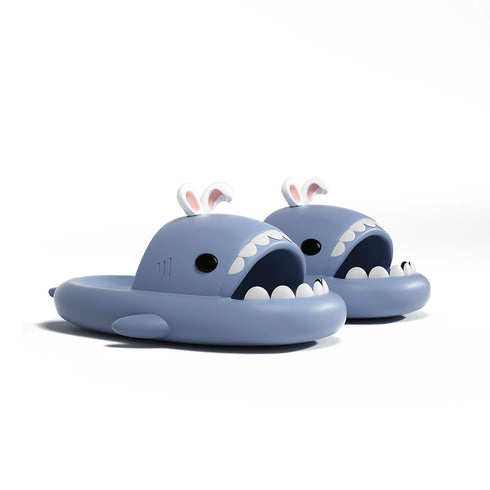 Sharkicks Basic - Claquettes Requins Lapin
